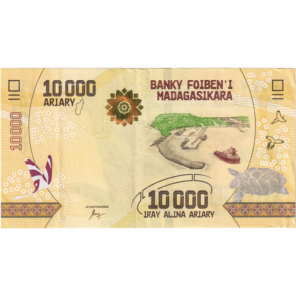 Madagascar, 
  
  10, 
  
  000 Ariary