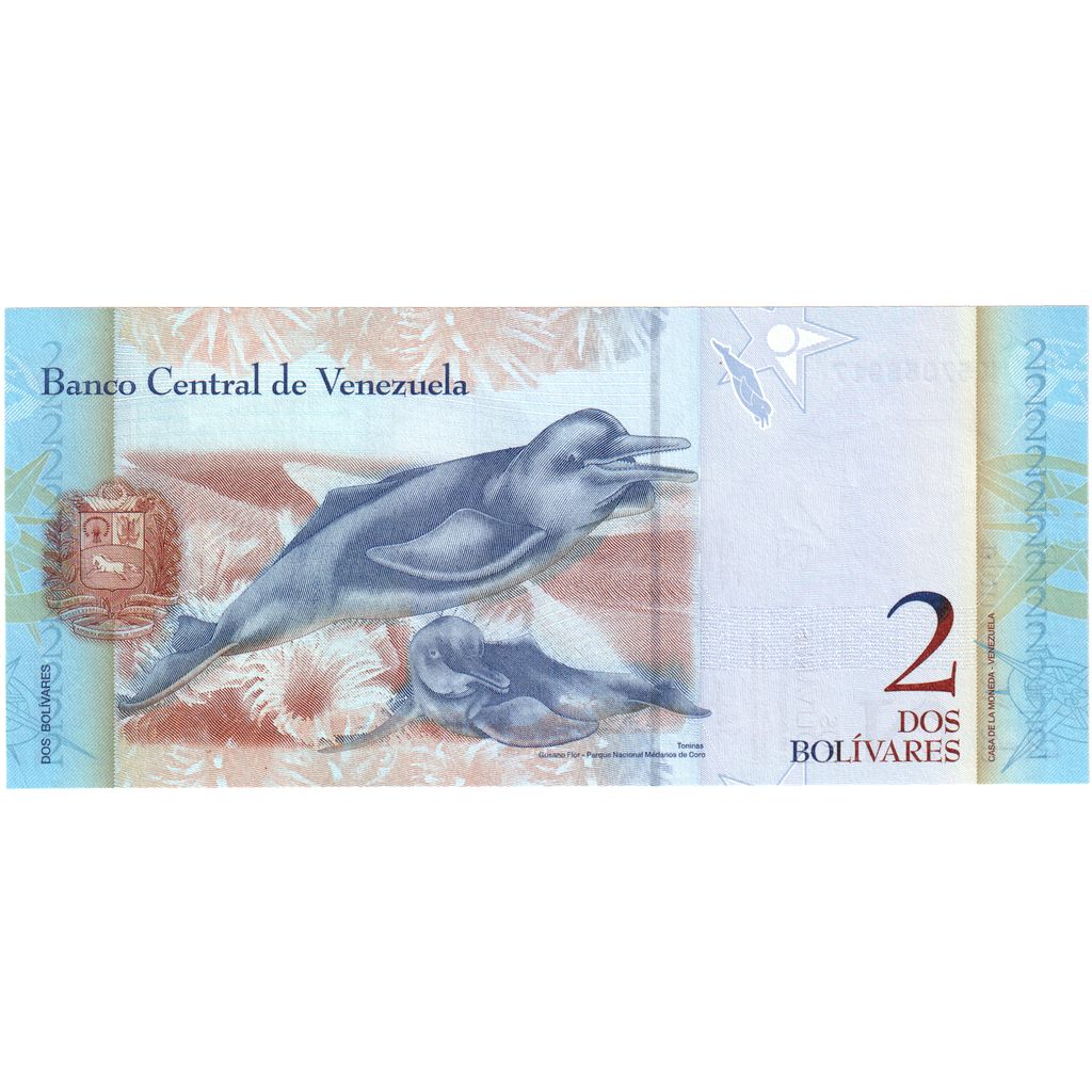 Venezuela, 
  
  2 bolivar, 
  
  31-01-2012