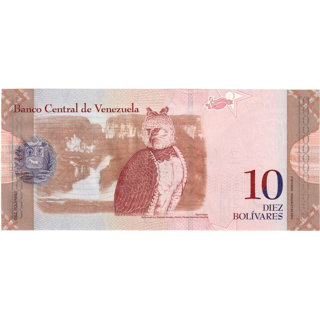 Venezuela, 
  
  10 Bolívares, 
  
  03-09-2009