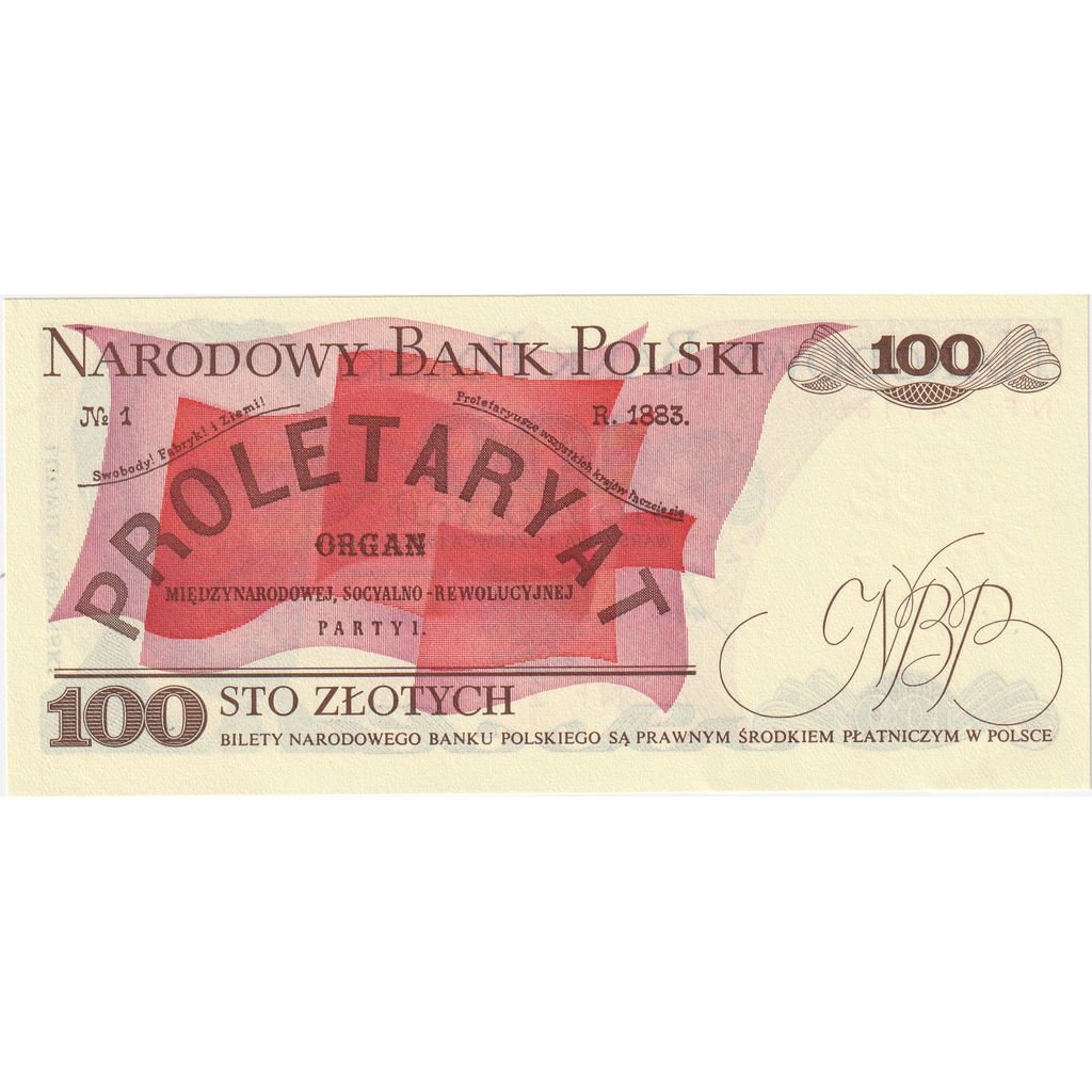 Polonia, 
  
  100 de zlotici, 
  
  1986-12-01