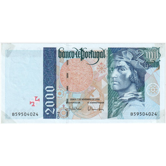 Portugalia, 
  
  2000 de escudo, 
  
  07-11-2000