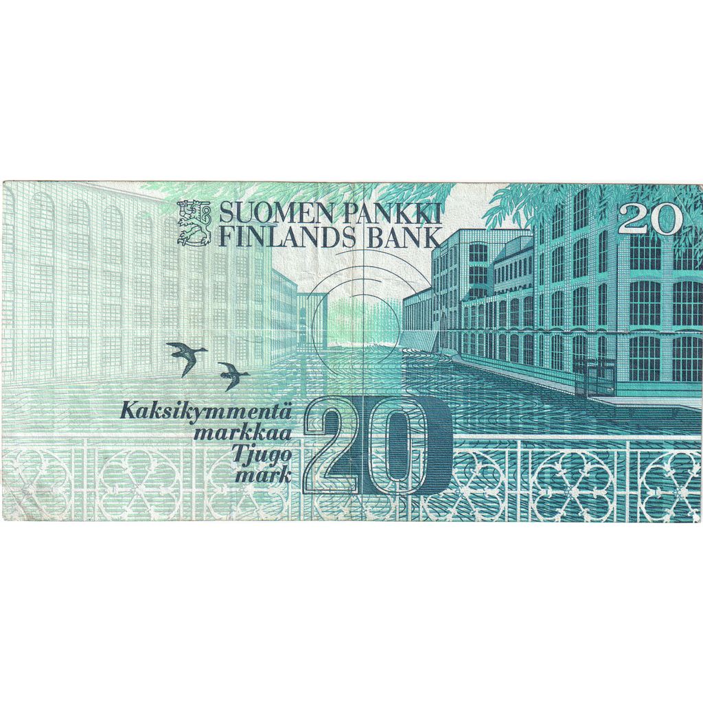 Finlanda, 
  
  20 Markkaa, 
  
  VF(30-35)