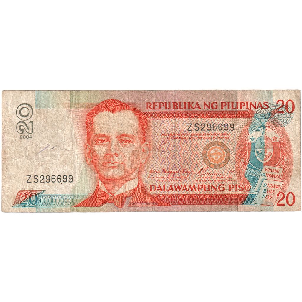 Filipine, 
  
  20 Piso, 
  
  VF(20-25)