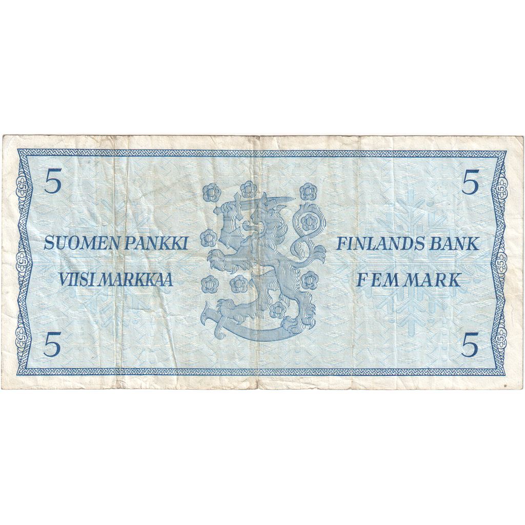 Finlanda, 
  
  5 Markkaa, 
  
  F(12-15)