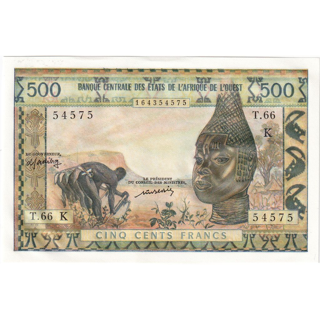 Statele Africii de Vest, 
  
  500 de franci, 
  
  UNC(65-70)