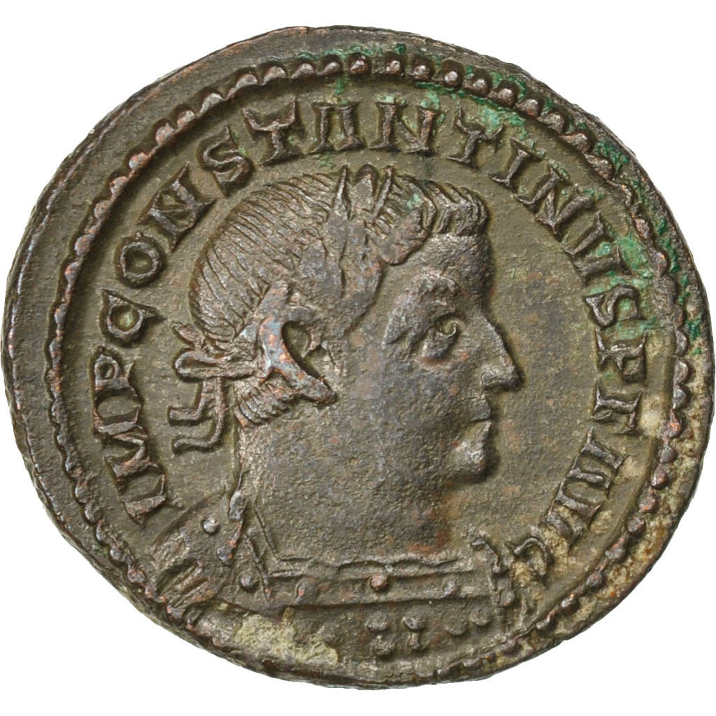 Monedă, 
  
  Constantin I, 
  
  Follis