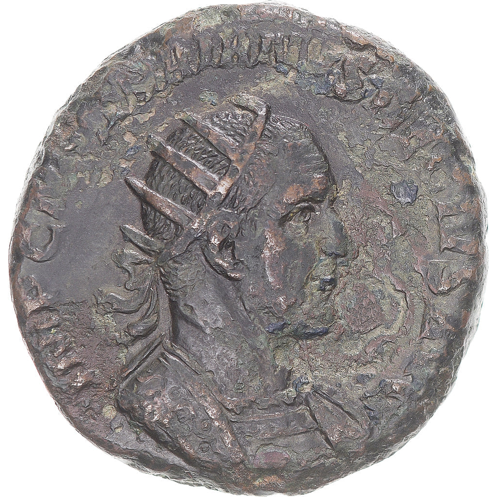 Traian Decius, 
  
  Sestertius dublu, 
  
  249-251