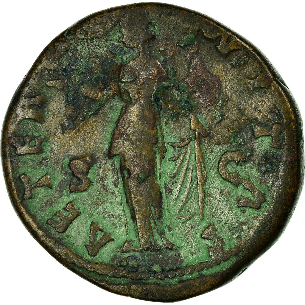 Monedă, 
  
  Faustina I, 
  
  Sestertius