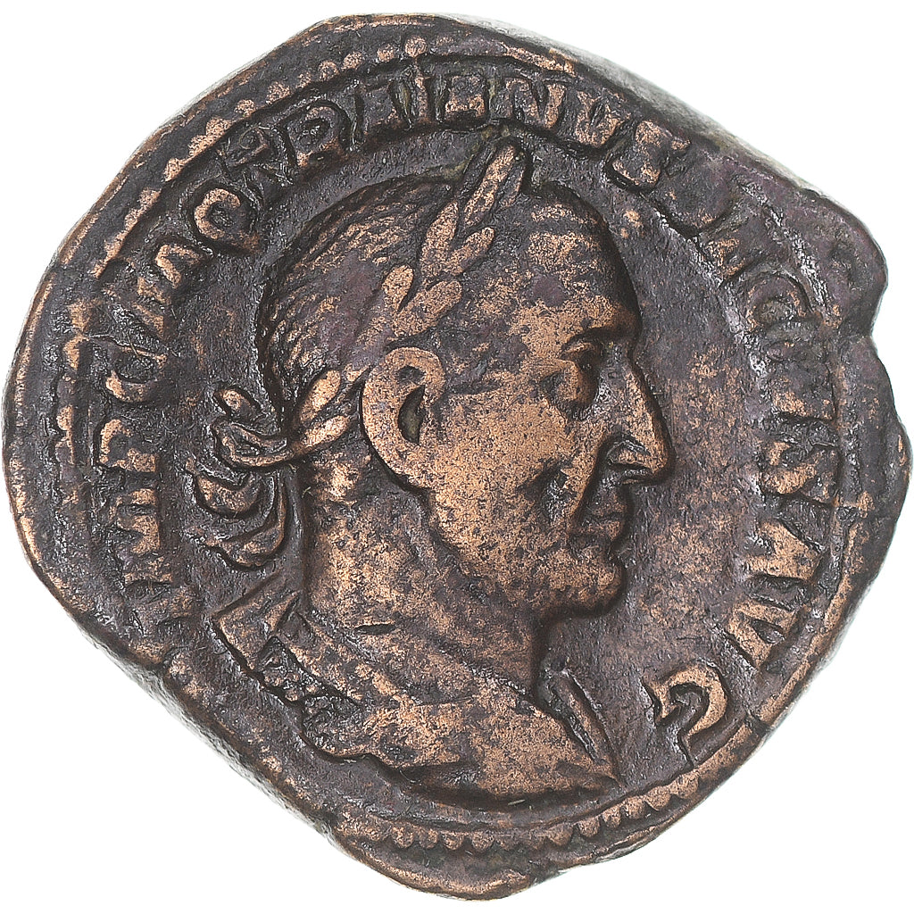 Monedă, 
  
  Traian Decius, 
  
  Sestertius