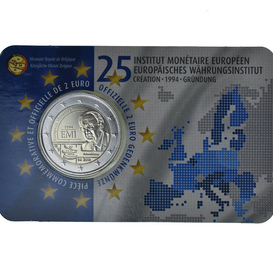 Belgia, 
  
  2 euro, 
  
  Institutul Monetar European