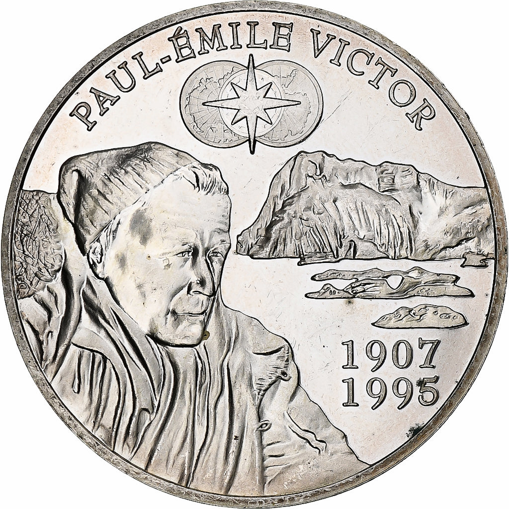 Franţa, 
  
  1 1/2 euro, 
  
  Paul-Émile Victor