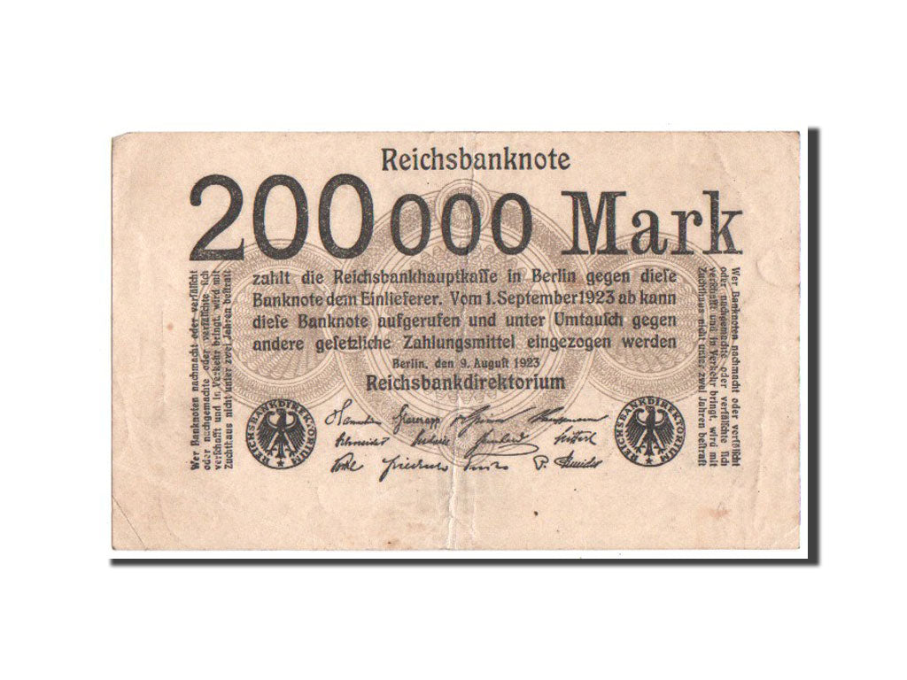 bancnota, 
  
  Germania, 
  
  200