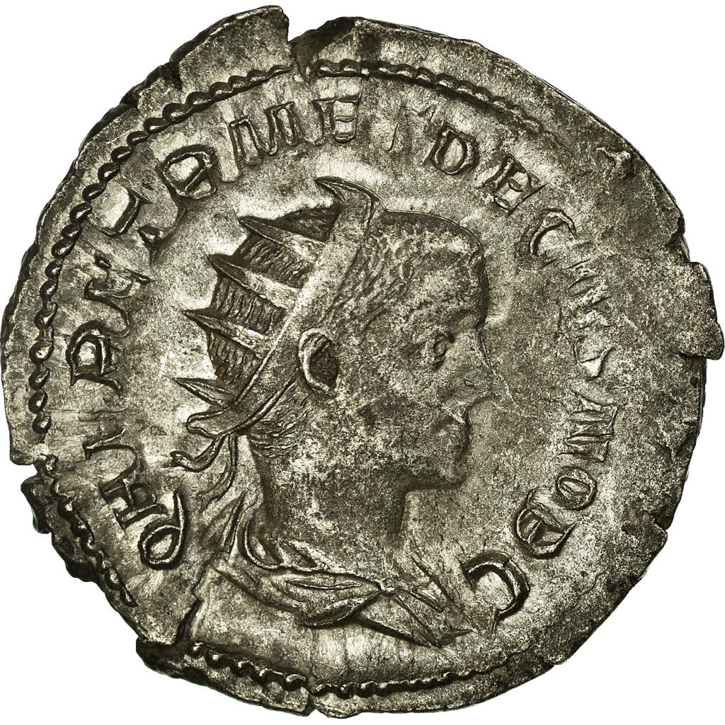 Monedă, 
  
  Herennius Etruscus, 
  
  Antoninianus