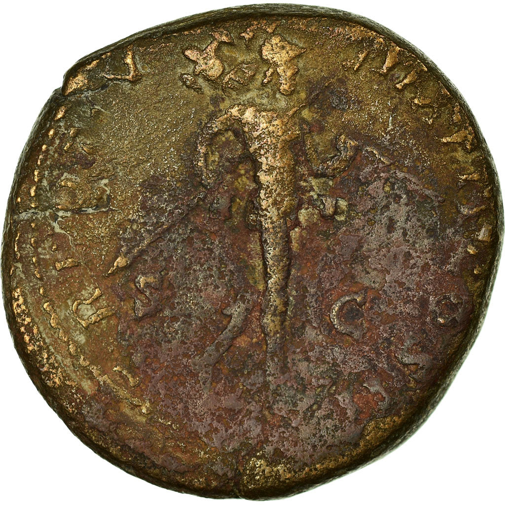 Monedă, 
  
  Lucius Verus, 
  
  Sestertius