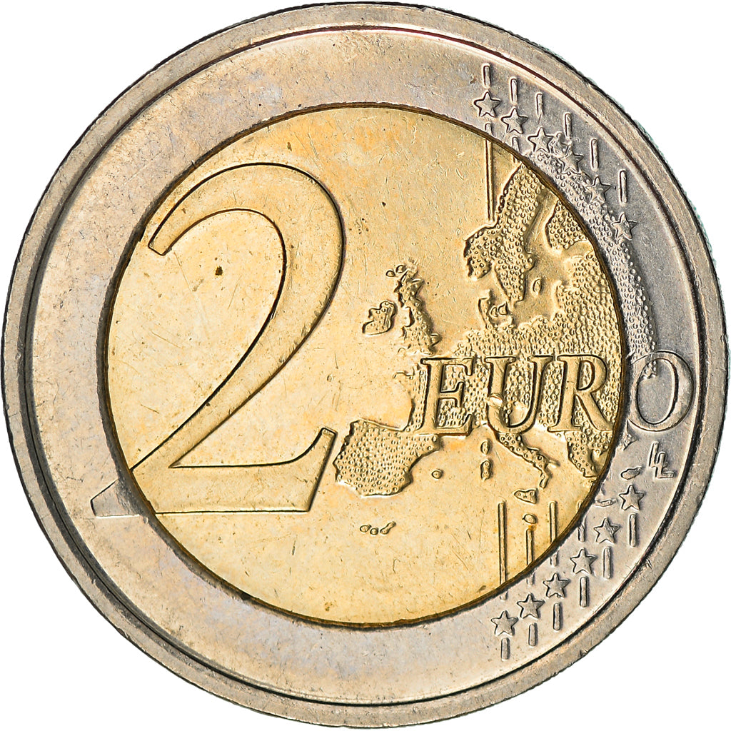 Belgia, 
  
  2 euro, 
  
  Drapeau european