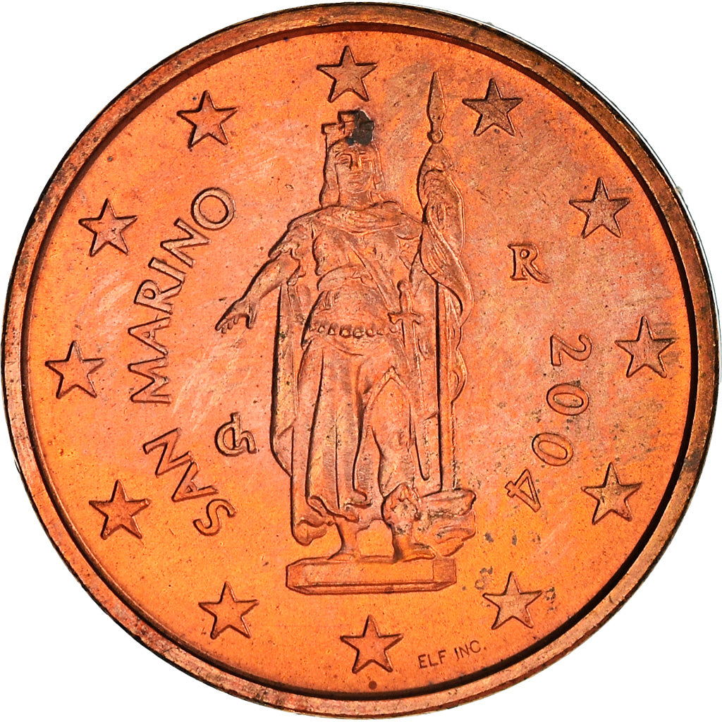 San Marino, 
  
  2 cenți de euro, 
  
  2003