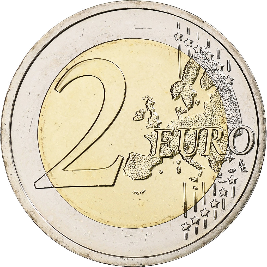 Slovacia, 
  
  2 euro, 
  
  25 de ani de la Republica