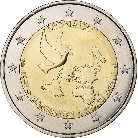 Monaco, 
  
  2 euro, 
  
  2013