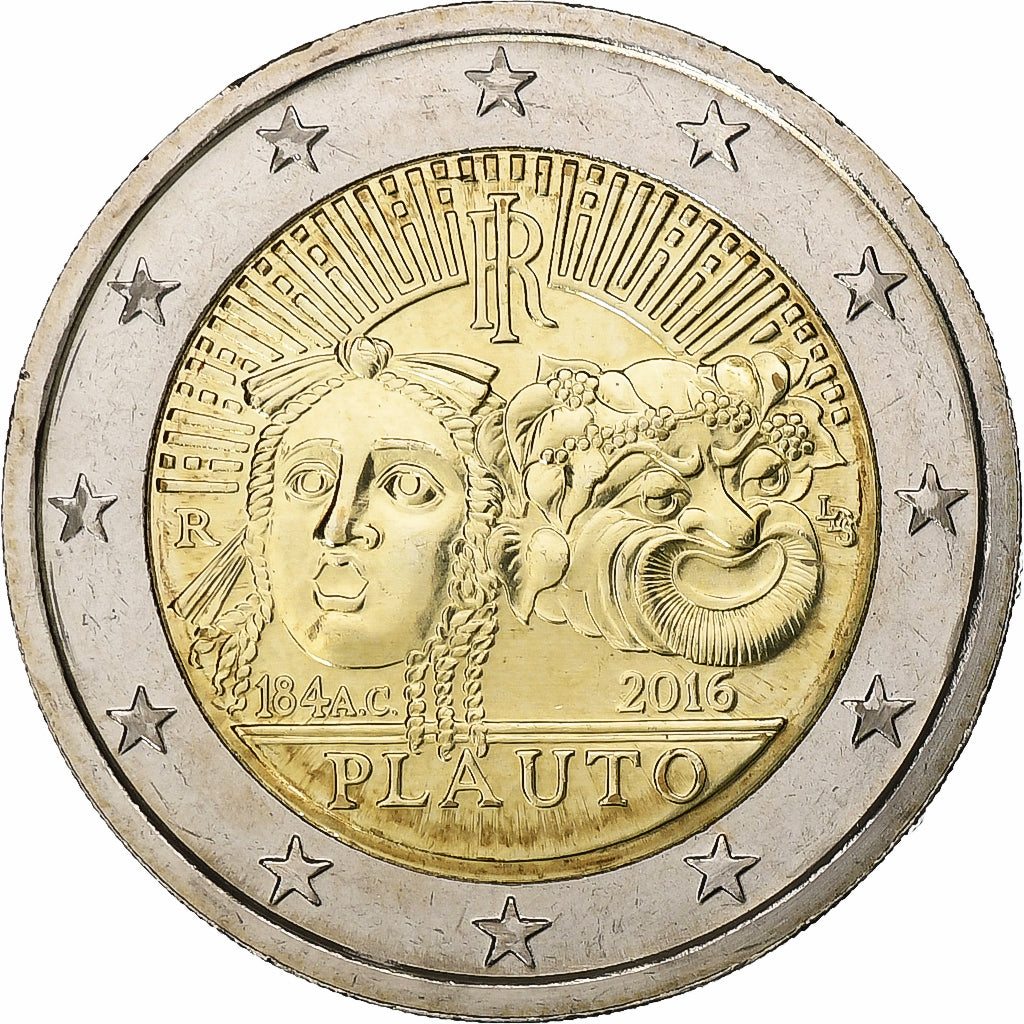 Italia, 
  
  2 euro, 
  
  2016