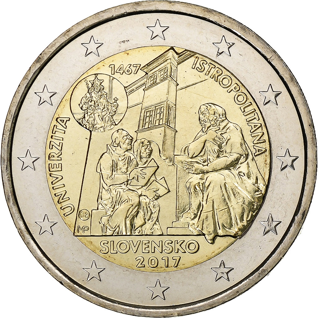 Slovacia, 
  
  2 euro, 
  
  2017