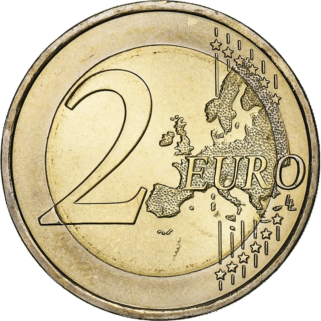 Portugalia, 
  
  2 euro, 
  
  30 ans Drapeau européen