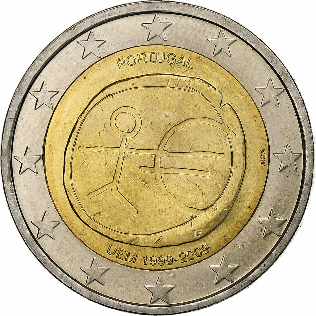 Portugalia, 
  
  2 euro, 
  
  UEM