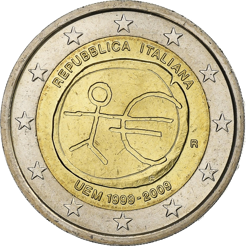 Italia, 
  
  2 euro, 
  
  UEM