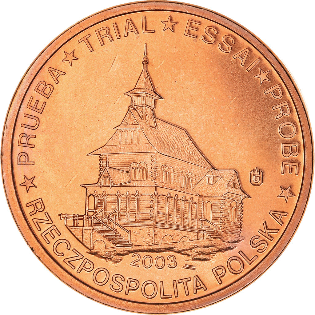 Polonia, 
  
  2 cenți de euro, 
  
  2003