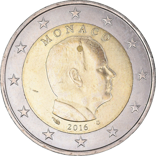 Monaco, 
  
  2 euro, 
  
  2016