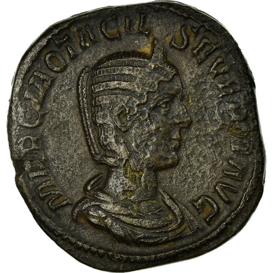 Monedă, 
  
  Otacilia Severa, 
  
  Sestertius