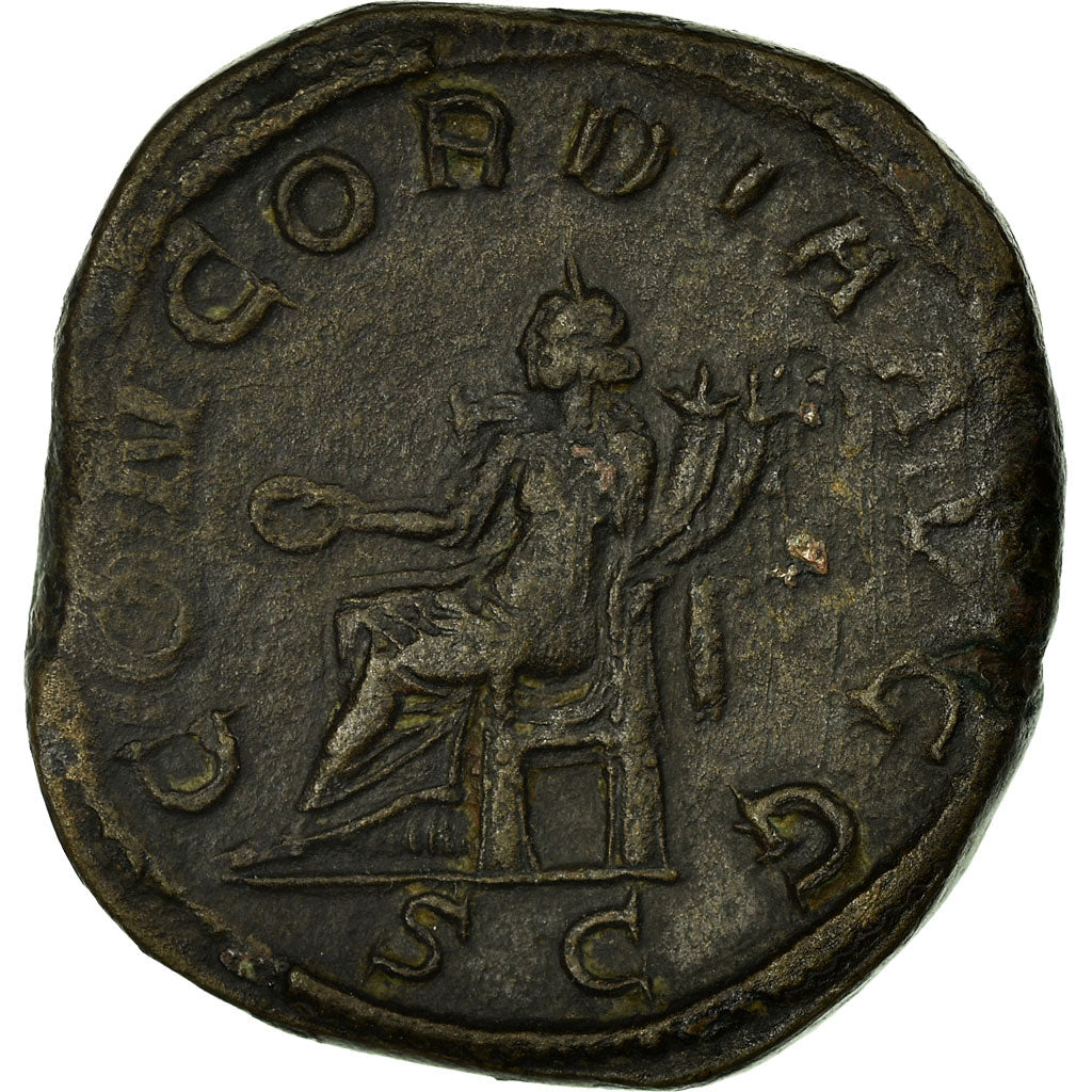 Monedă, 
  
  Otacilia Severa, 
  
  Sestertius