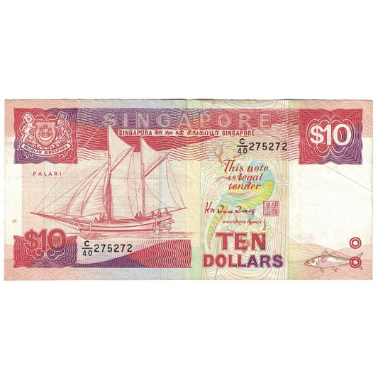 bancnota, 
  
  Singapore, 
  
  10 dolari