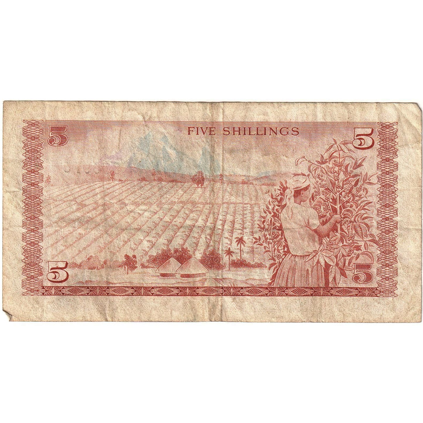 Kenya, 
  
  5 șilingi, 
  
  1978