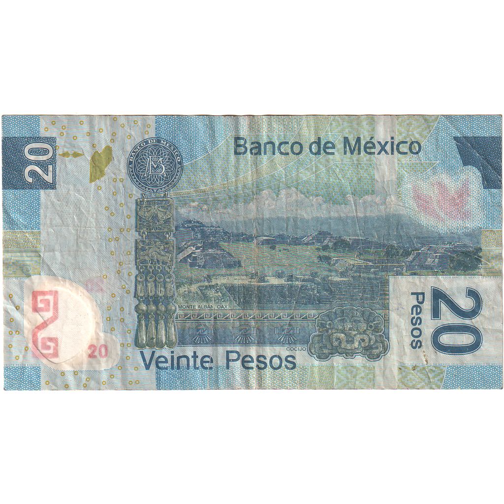 Mexic, 
  
  20 de pesos, 
  
  2006