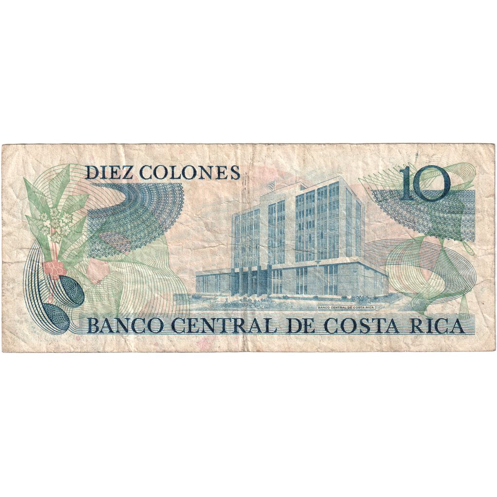 Costa Rica, 
  
  10 coloane, 
  
  1983-04-07