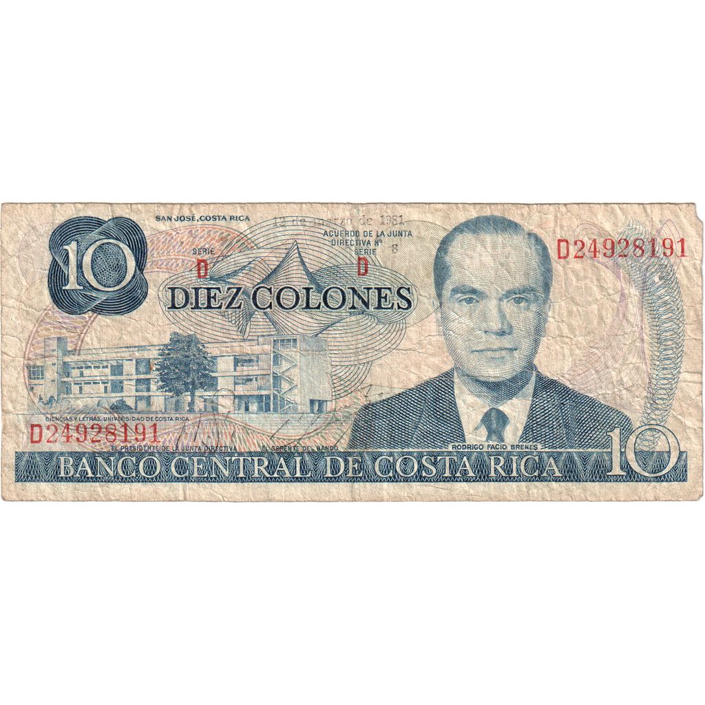 Costa Rica, 
  
  10 coloane, 
  
  12-03-1981