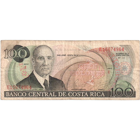 Costa Rica, 
  
  100 de coloane, 
  
  1981-12-24