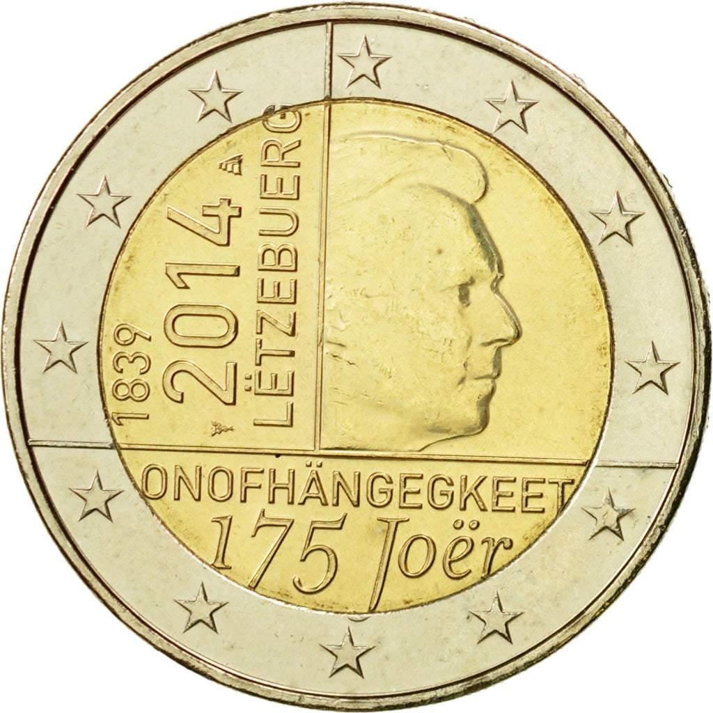 Luxemburg, 
  
  2 euro, 
  
  Londra