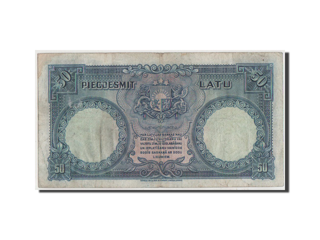 bancnota, 
  
  Letonia, 
  
  50 Latu