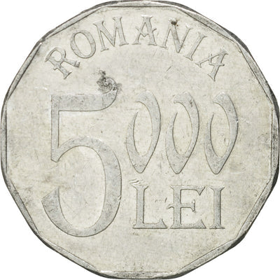 Monedă, 
  
  România, 
  
  5000 lei