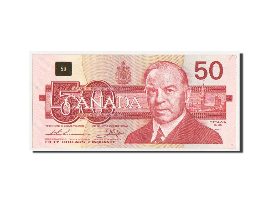 bancnota, 
  
  Canada, 
  
  50 de dolari