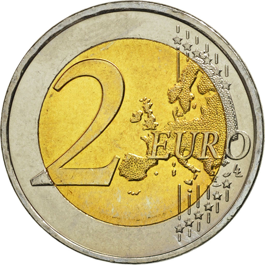 Grecia, 
  
  2 euro, 
  
  10 Jahre Euro