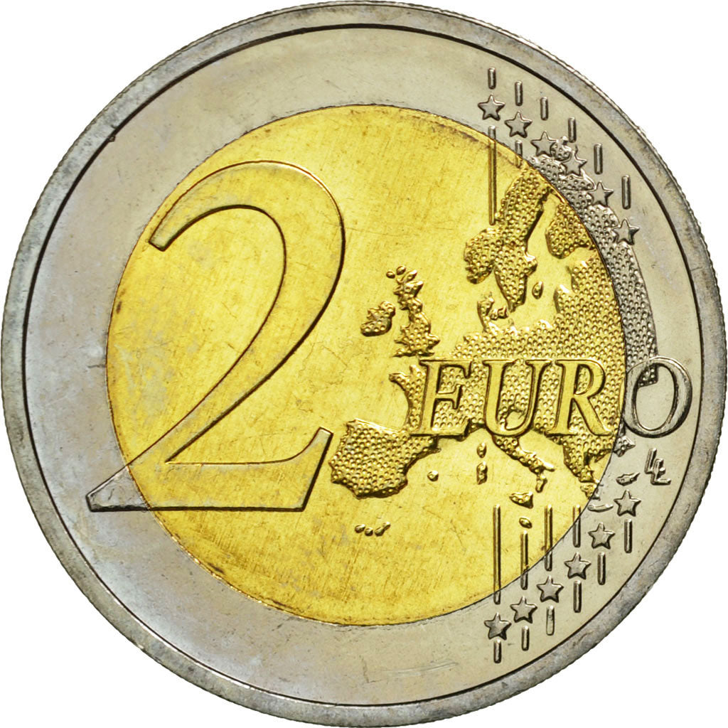 Austria, 
  
  2 euro, 
  
  10 Jahre Euro