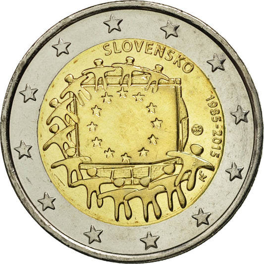 Slovacia, 
  
  2 euro, 
  
  Pavilion