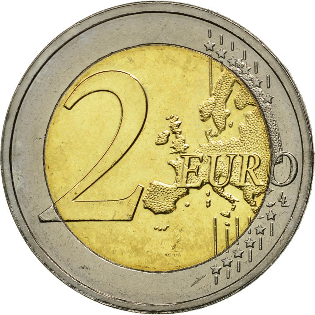 Olanda, 
  
  2 euro, 
  
  10 ani euro