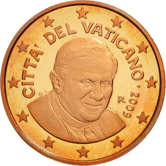 ORAȘUL VATICANULUI, 
  
  2 cenți de euro, 
  
  2009