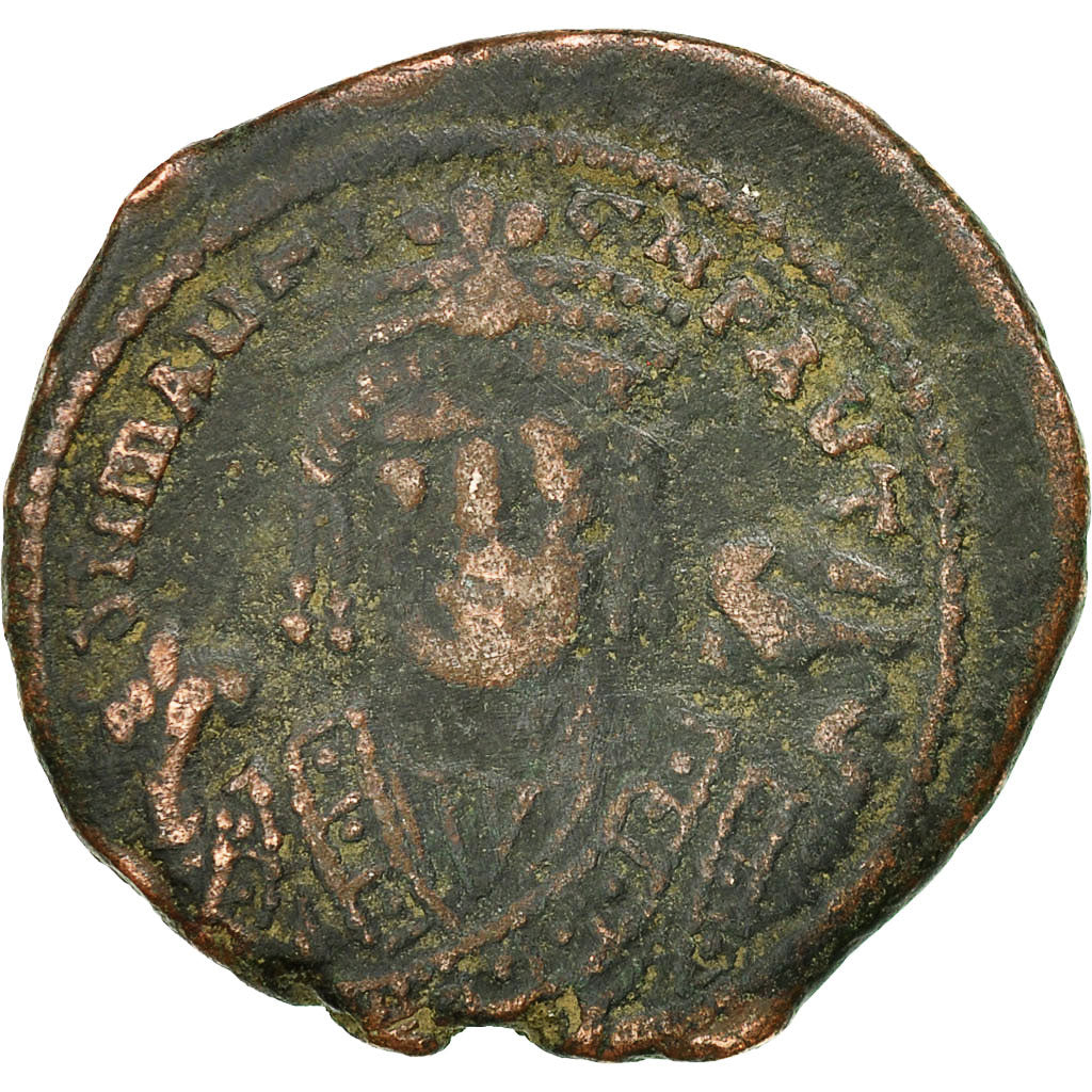 Maurice Tiberius, 
  
  Follis, 
  
  594-595