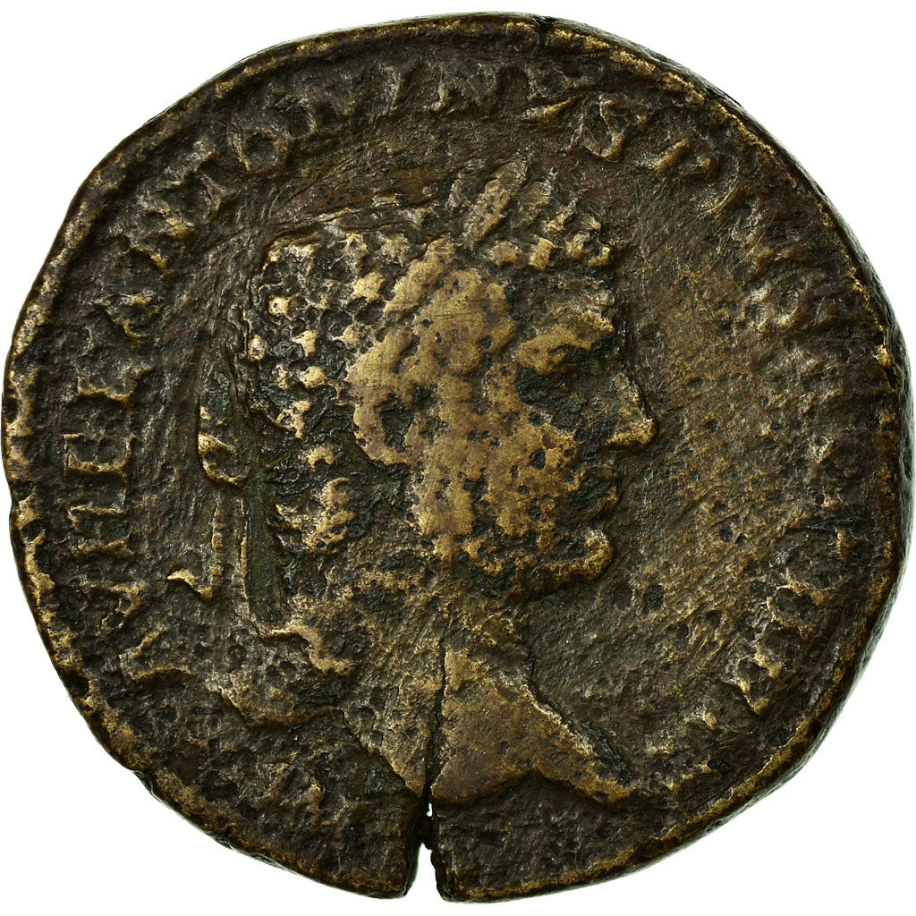 Monedă, 
  
  Caracalla, 
  
  Sestertius