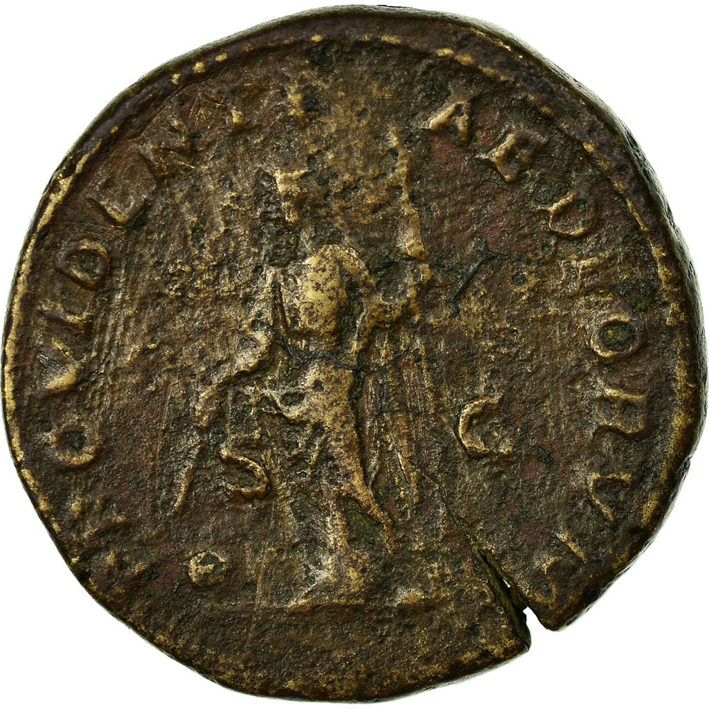 Monedă, 
  
  Caracalla, 
  
  Sestertius