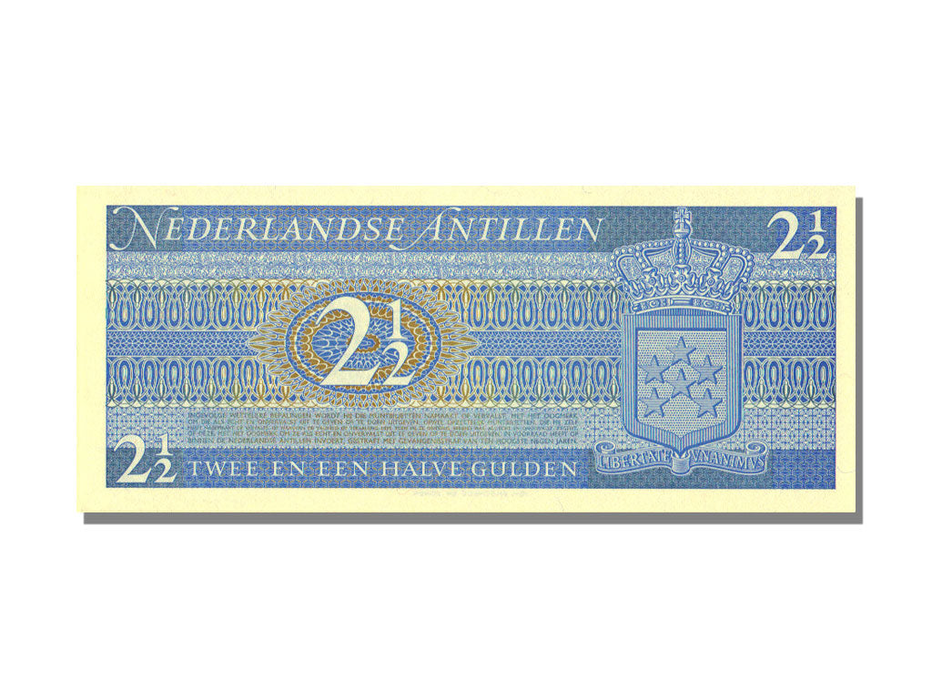 bancnota, 
  
  Antilele Olandeze, 
  
  2 1/2 Gulden